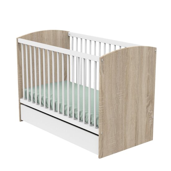 Access Lit bébé Bois blanc 60 x 120 cm de Sauthon Baby's Sweet Home Access Lit bébé Bois blanc 60 x 120 cm de Sauthon Baby's Sweet Home