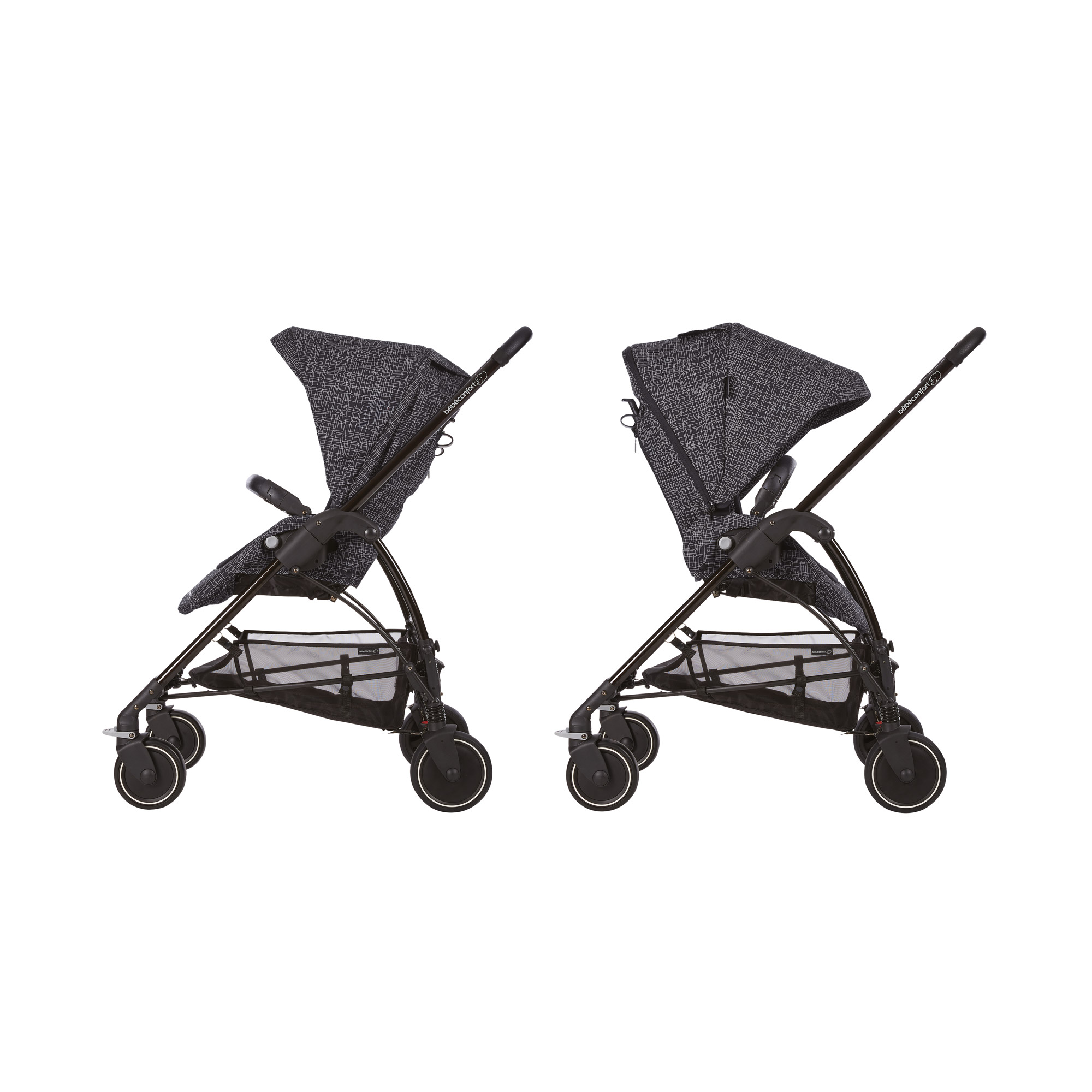 Trio Mya Black Grid De Bebe Confort Poussettes Citadines Aubert Trio Mya Black Grid De Bebe Confort Poussettes Citadines Aubert