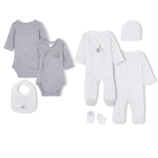 Kit naissance Gris Naissance de P'tit Bisou Petit Prix