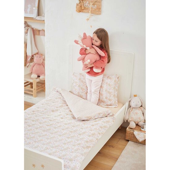 Lina & Joy Housse de Couette en mousseline Beige 100 x 140 cm de Noukies Lina & Joy Housse de Couette en mousseline Beige 100 x 140 cm de Noukies