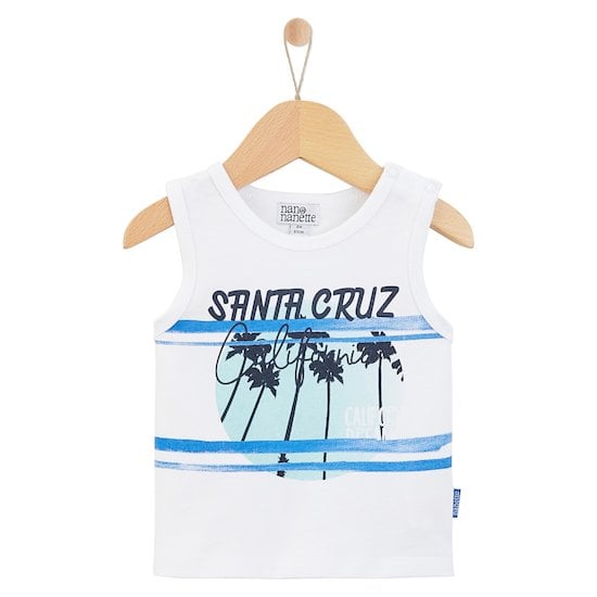 Débardeur Santa Cruz Blanc coco 12 mois de Nano & nanette