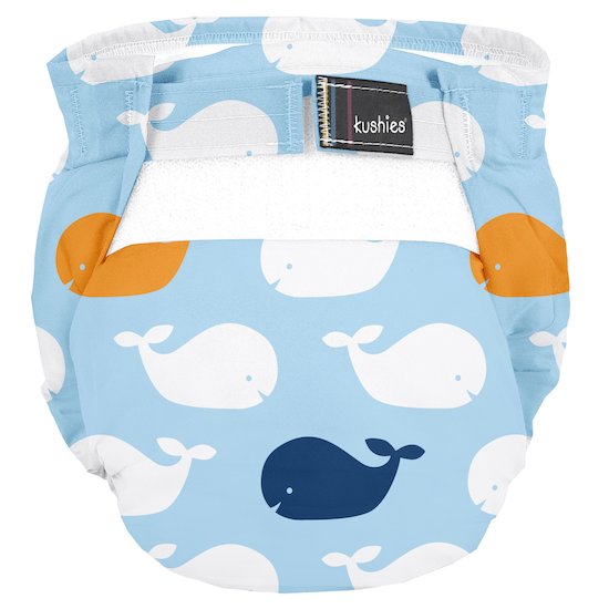 Couche lavable Baleine 0-4 kg de Kushies