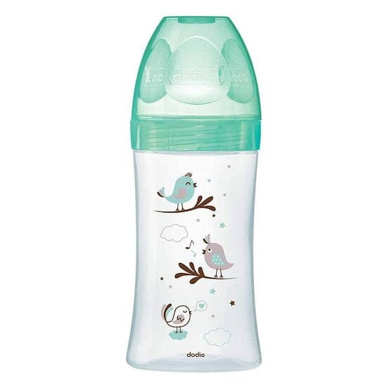 Biberon Initiation+ Anti-Colique en verre Oiseaux 270 ml de Dodie, Biberons  : Aubert