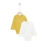 Golden Winter Lot de 2 bodies manches longues