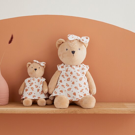 Babou & Kendi Peluche en Veloudoux Kendi 25 cm de Noukies