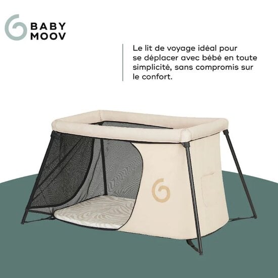 Lit Parapluie Moov & Sleep Sable  de Babymoov