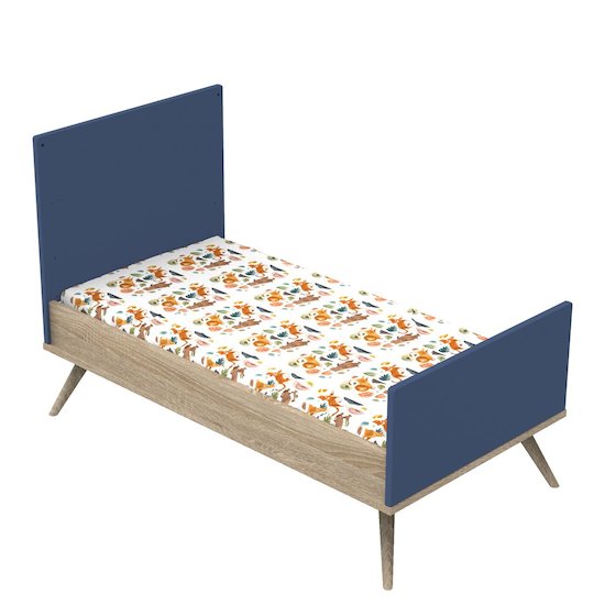 Boréale lit little big bed Bleu Nuit  de Sauthon Original Boréale lit little big bed Bleu Nuit  de Sauthon Original