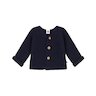Cardigan en tricot point mousse bébé