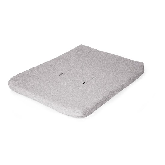 Housse de matelas à langer Evolux éponge Gris  de Childhome