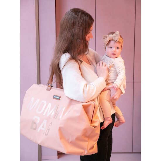 Sac à langer Mommy Bag Pink de Childhome, Sacs à langer : Aubert