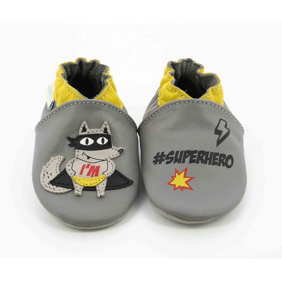 Chaussons super wolf Gris 17/18 de Robeez