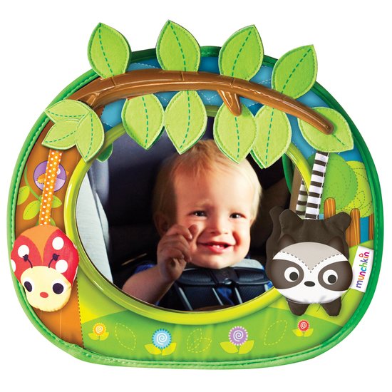 Miroir auto décoré Swing Feuilles  de Munchkin Brica