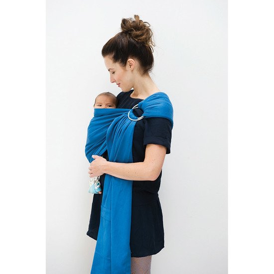 Porte Bebe Sling Campanula Blue De Babylonia Echarpes De Portage Aubert Porte Bebe Sling Campanula Blue De Babylonia Echarpes De Portage Aubert