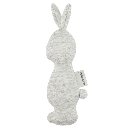 Pure lapin avec hochet  Grey  de Nattou