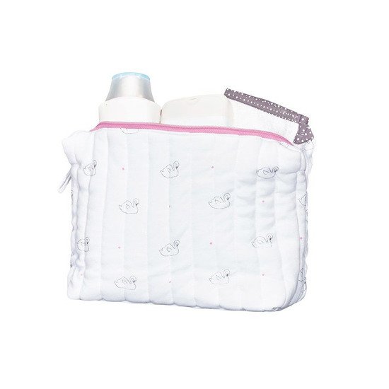 Baby Swan trousse de toilette Blanc  de Sauthon Baby's Sweet Home