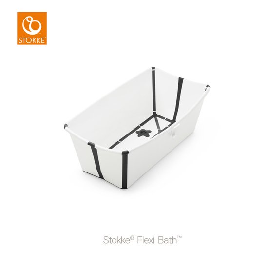 Baignoire Flexi Bath™ Blanc Noir  de Stokke®