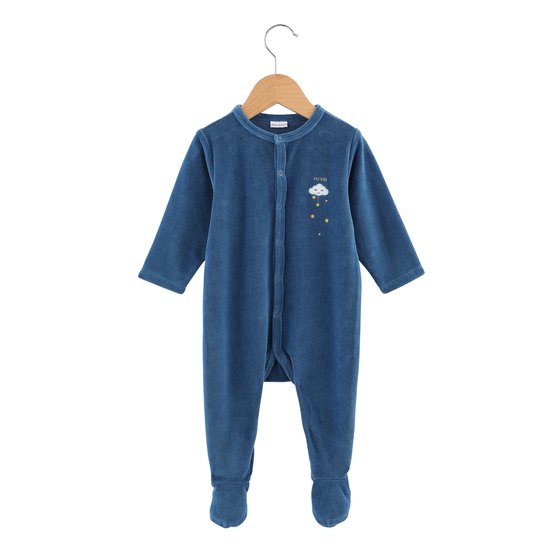 Pyjama nuage collection zèbre  Bleu patrol 1 mois de P'tit bisou