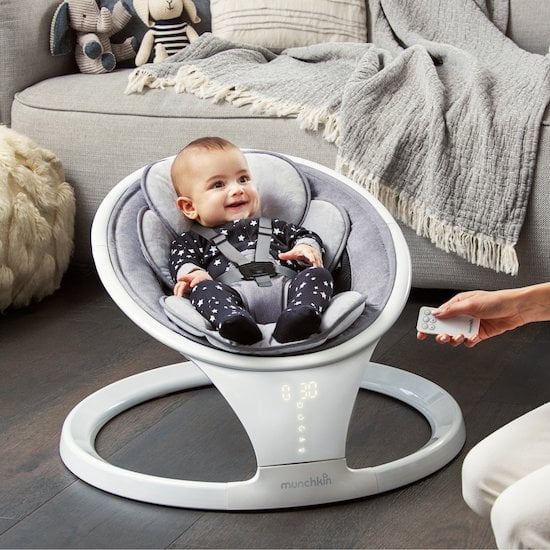 Balancelle Swing Compatible Bluetooth Gris  de Munchkin