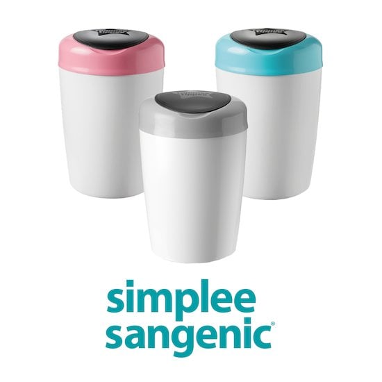 Poubelle à Couches SIMPLEE Gris  de Tommee Tippee Poubelle à Couches SIMPLEE Gris  de Tommee Tippee
