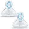 Lot de 2 tétines en silicone T2