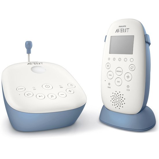 Ecoute Bébé DECT SCD735/00 Blanc / Bleu  de Philips AVENT