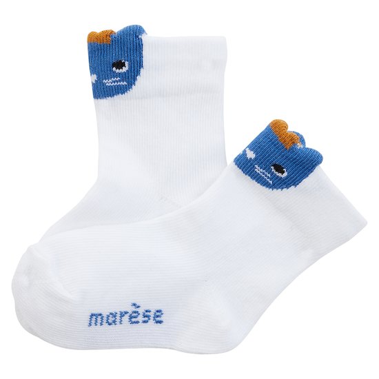 Chaussettes Roi Chat Blanc  de Marèse