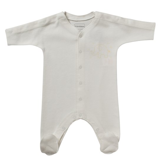 Pyjama Collection Premature Blanc De P Tit Bisou Destockage Aubert
