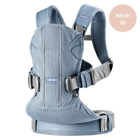 Porte-bébé One Air Bleu ardoise mesh 3D  de BabyBjörn