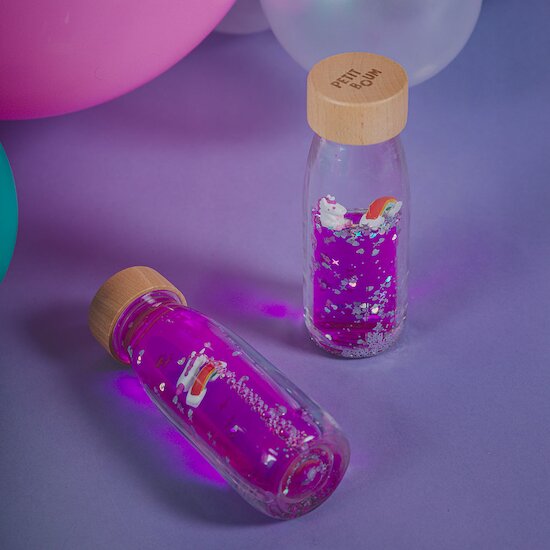 Bouteille sensorielle Move Magic Rainbow   de Petit Boum