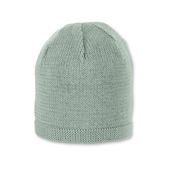 Bonnet tricoté en coton bio Vert 39 cm de Sterntaler