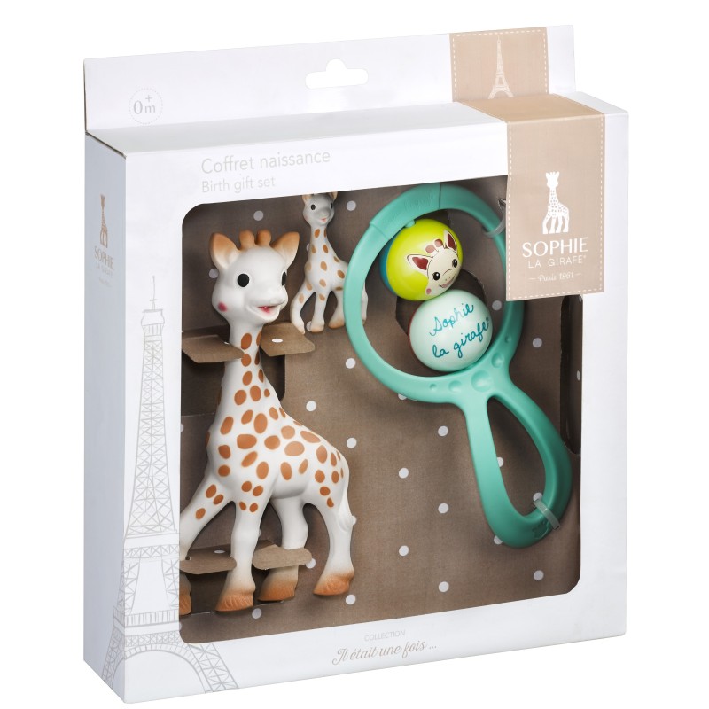 sophie la girafe - sac cadeau, jouets 1er age
