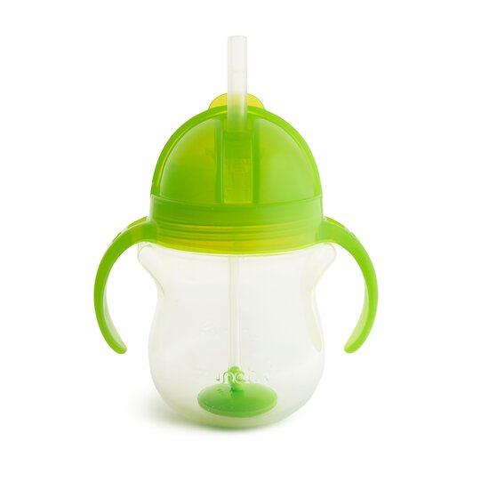 Tasse d'apprentissage à paille Click Lock Vert 207 ml de Munchkin