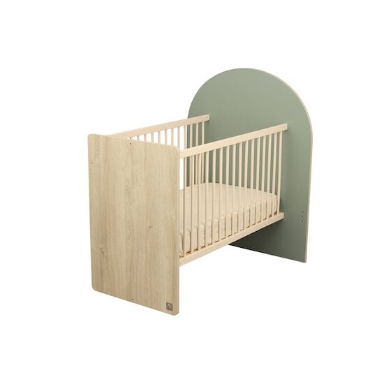 Arche Lit Bébé Évolutif Sepia / Sauge 60 x 120 cm de Sauthon Baby's Sweet Home