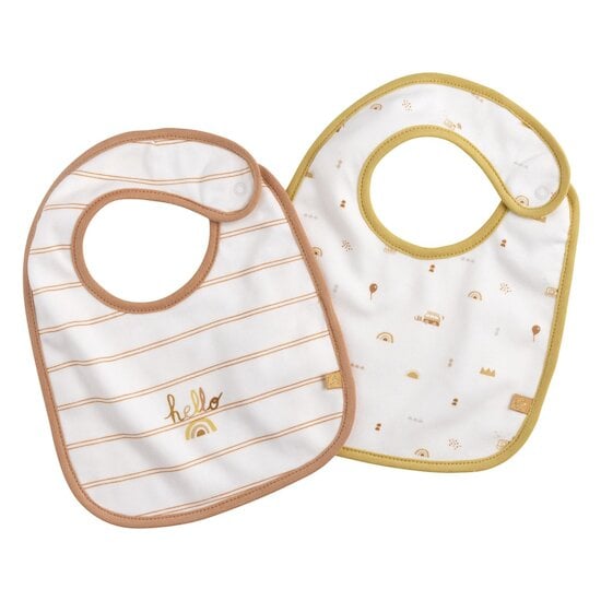 Sunlight Lot de 2 bavoirs   de Sauthon Baby Déco