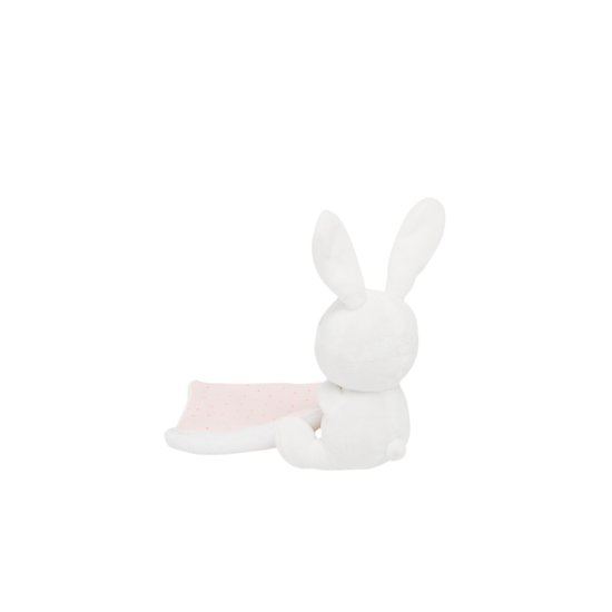 Doudou peluche Lapin Ecru Rose  de P'tit bisou