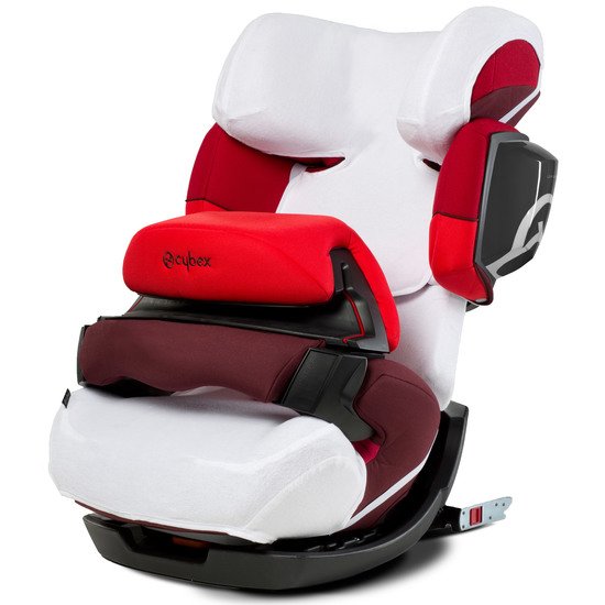 Housse été Pallas 2-Fix & Solution X2 Fix Blanc  de CYBEX