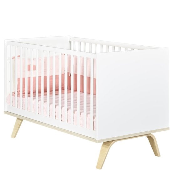 Serena Little big bed 70x140 Blanc  de Sauthon Baby's Sweet Home