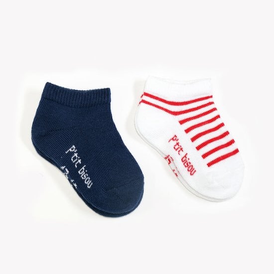 Lot de 2 chaussettes invisibles Blue Garden