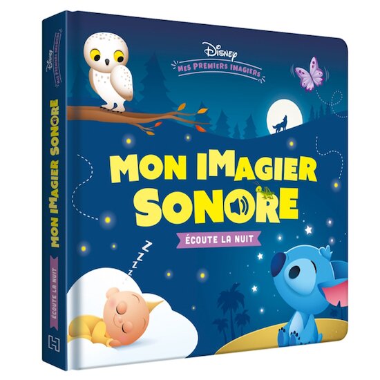 Mon imagier sonore - Ecoute la nuit   de Hachette Jeunesse Disney