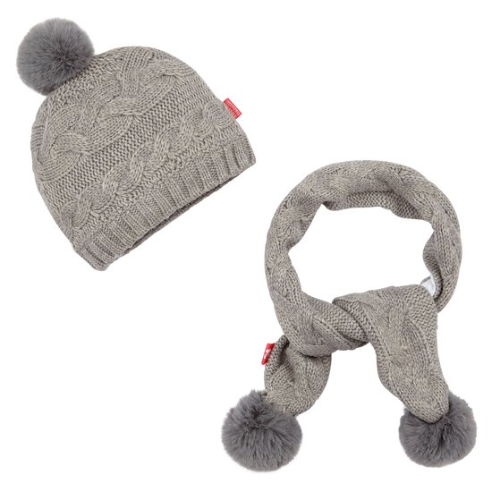 Bonnet pompon + écharpe collection Amsterdam Forever Fille