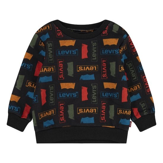 Sweat manches longues Noir  de Levi's Kids