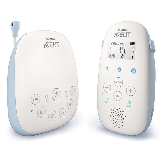 Ecoute Bébé DECT SCD715/00 Blanc / Bleu  de Philips AVENT