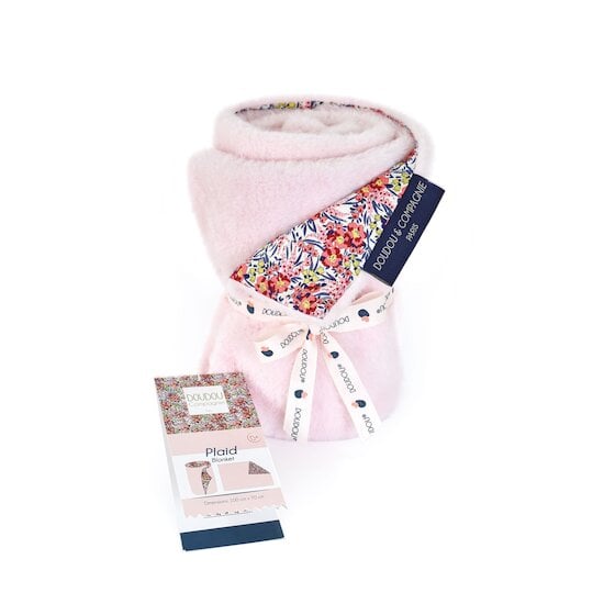 Boh'aime Plaid Douceur Floral 70 x 100 cm de Doudou et Compagnie