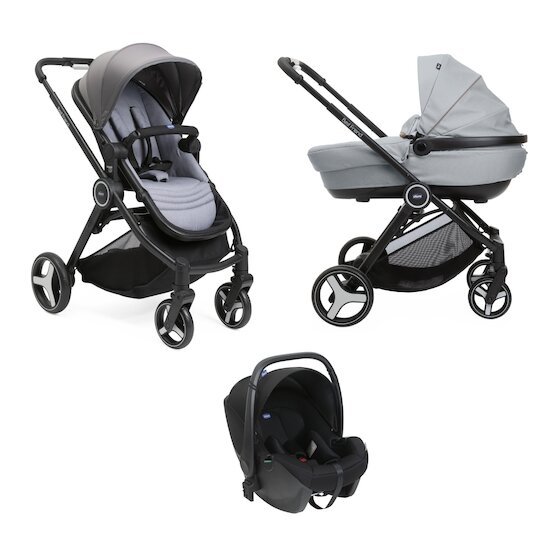 Poussette Trio Best Friend Plus Comfort i-Size Grey  de Chicco