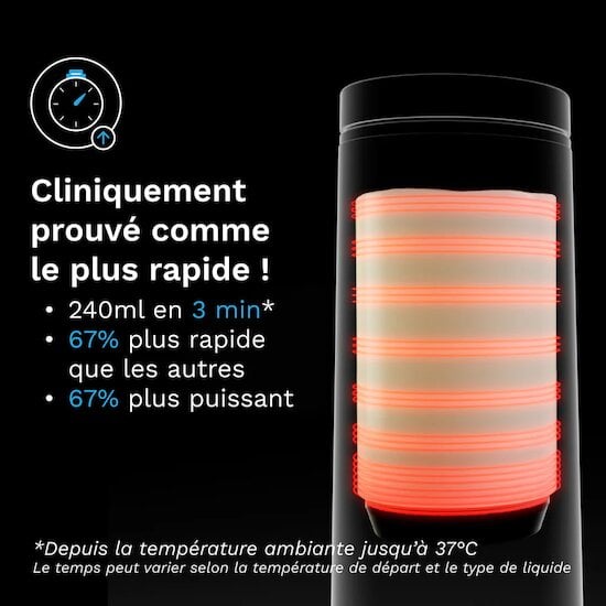 Chauffe-biberon nomade super rapide   de Baby Brezza
