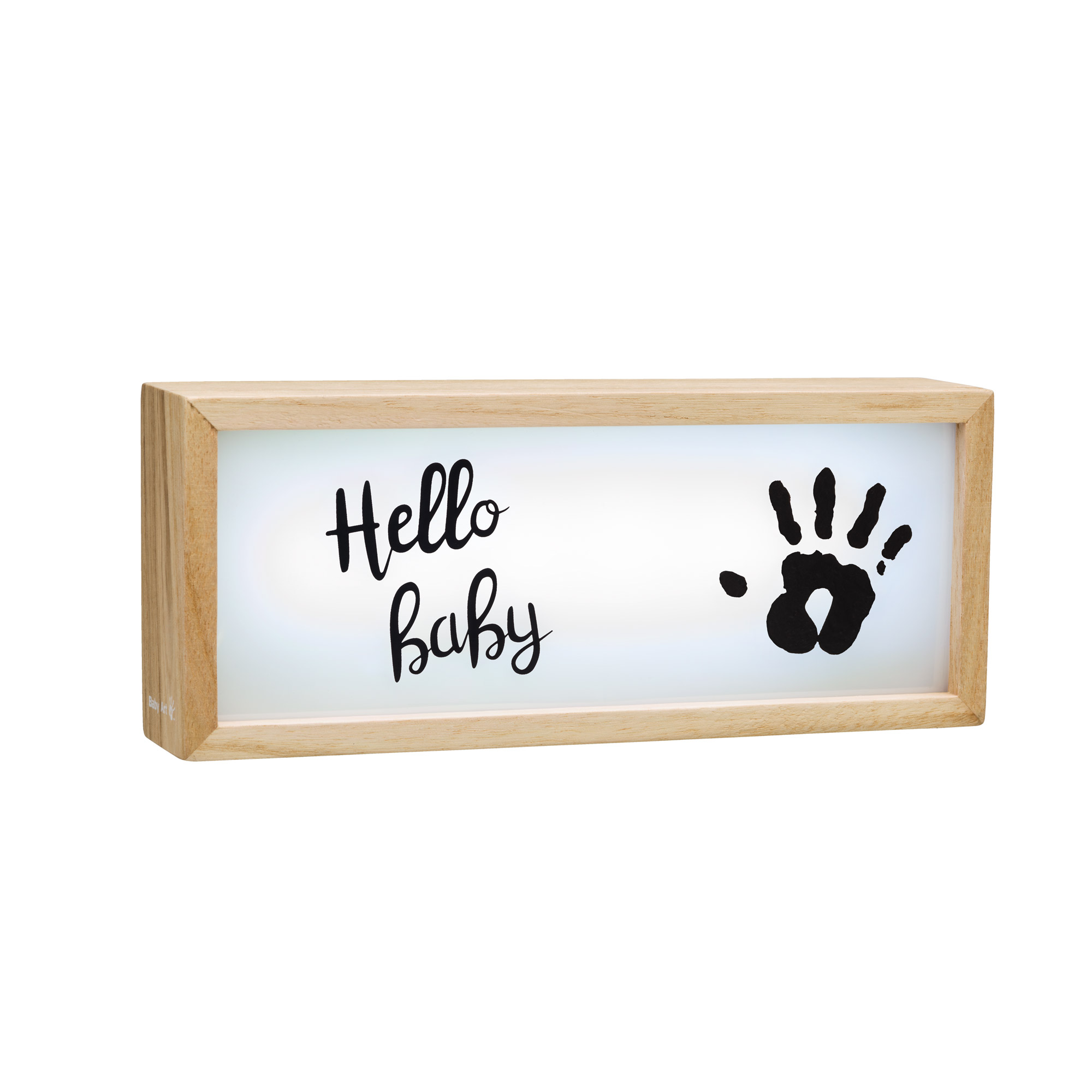 Light Box Empreinte Bois De Baby Art Cadres Deco Aubert