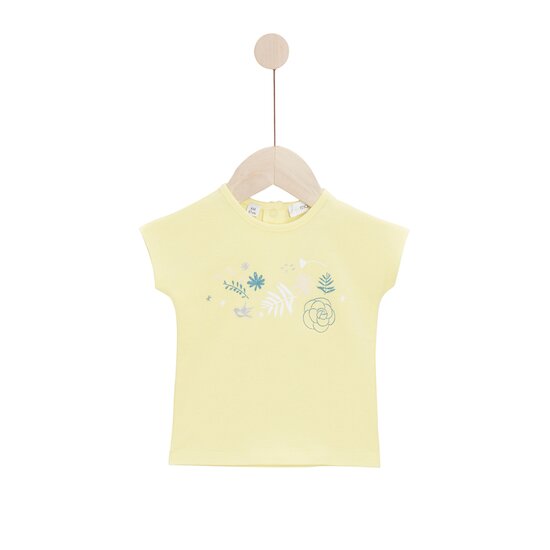 Miss Mimosa T-shirt manches courtes Jaune Cédrat  de Marèse