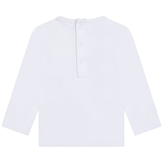 T-Shirt manches longues biche Blanc 36 mois de Carrément Beau T-Shirt manches longues biche Blanc 36 mois de Carrément Beau
