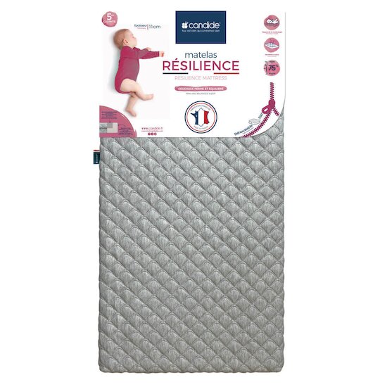 Matelas Résilience Déhoussable  60 x 120 cm de Candide