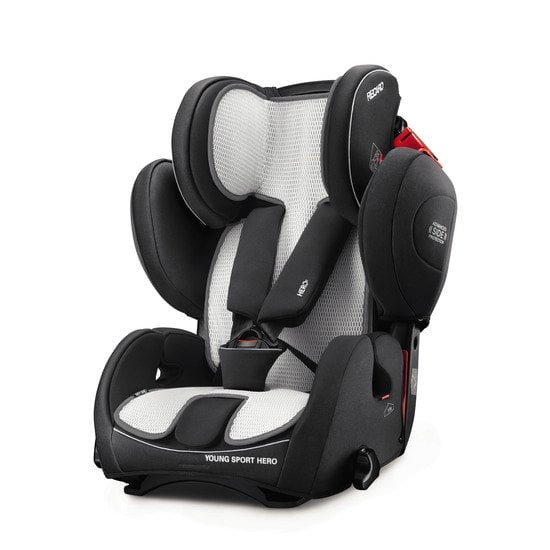 Young Sport Hero Carbon Black De Recaro Siege Auto Groupe 1 2 3 9 36kg Aubert